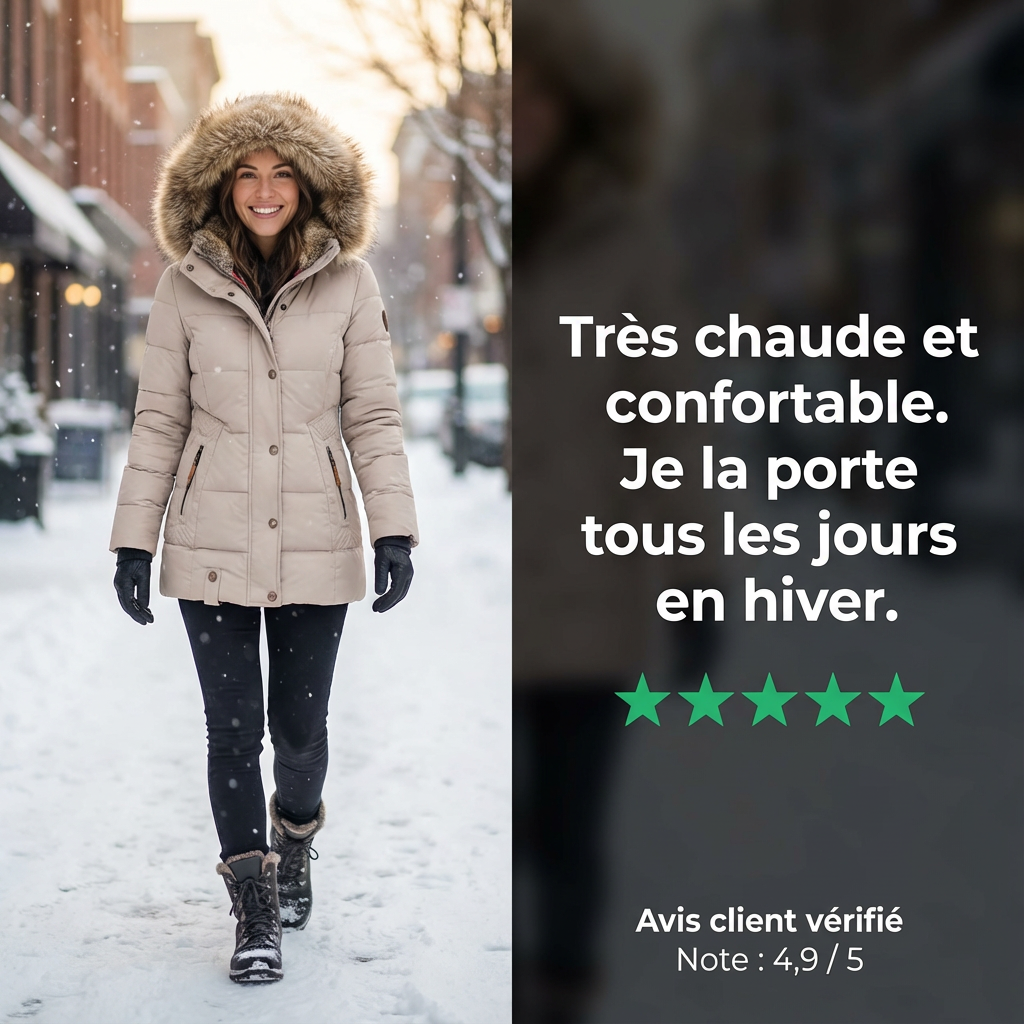Manteau Artik Alpine pour femme | Chaleur et Confort